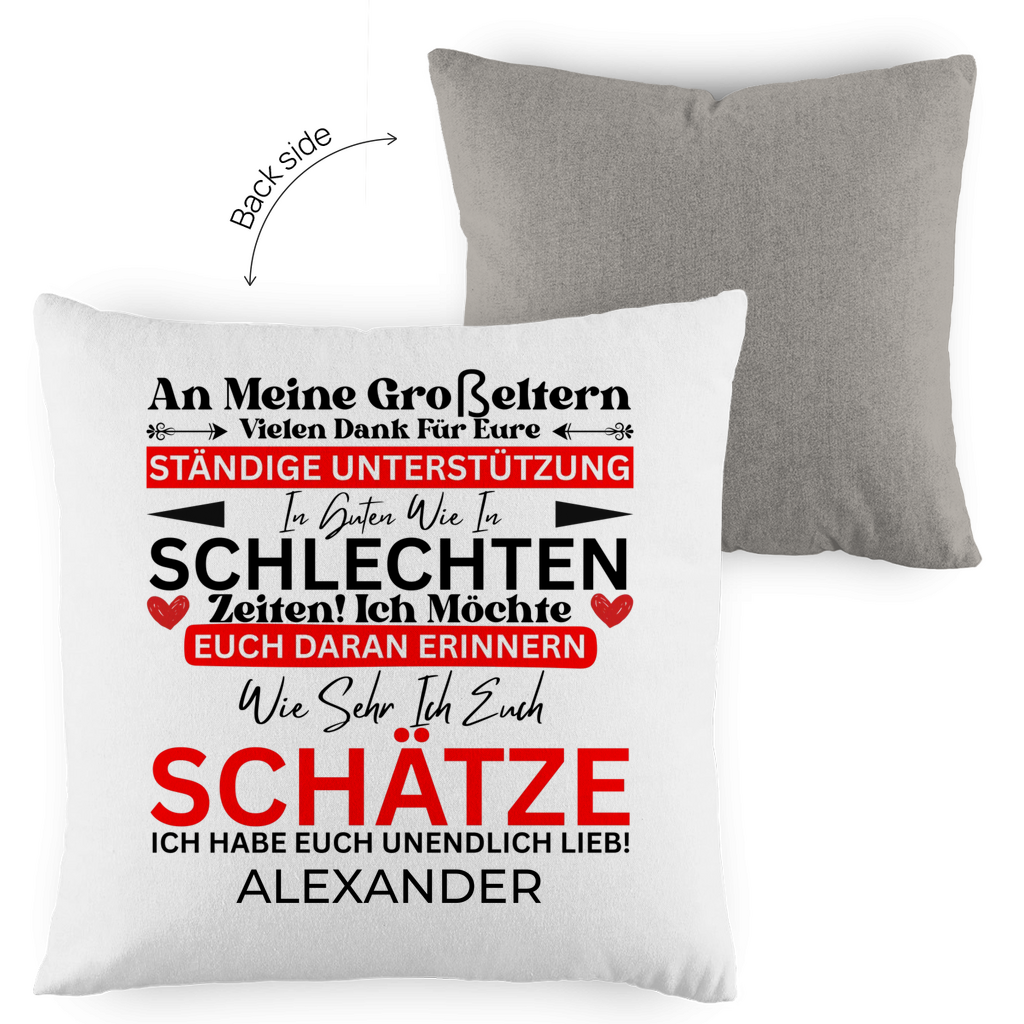 An Meine Großeltern - Kissen