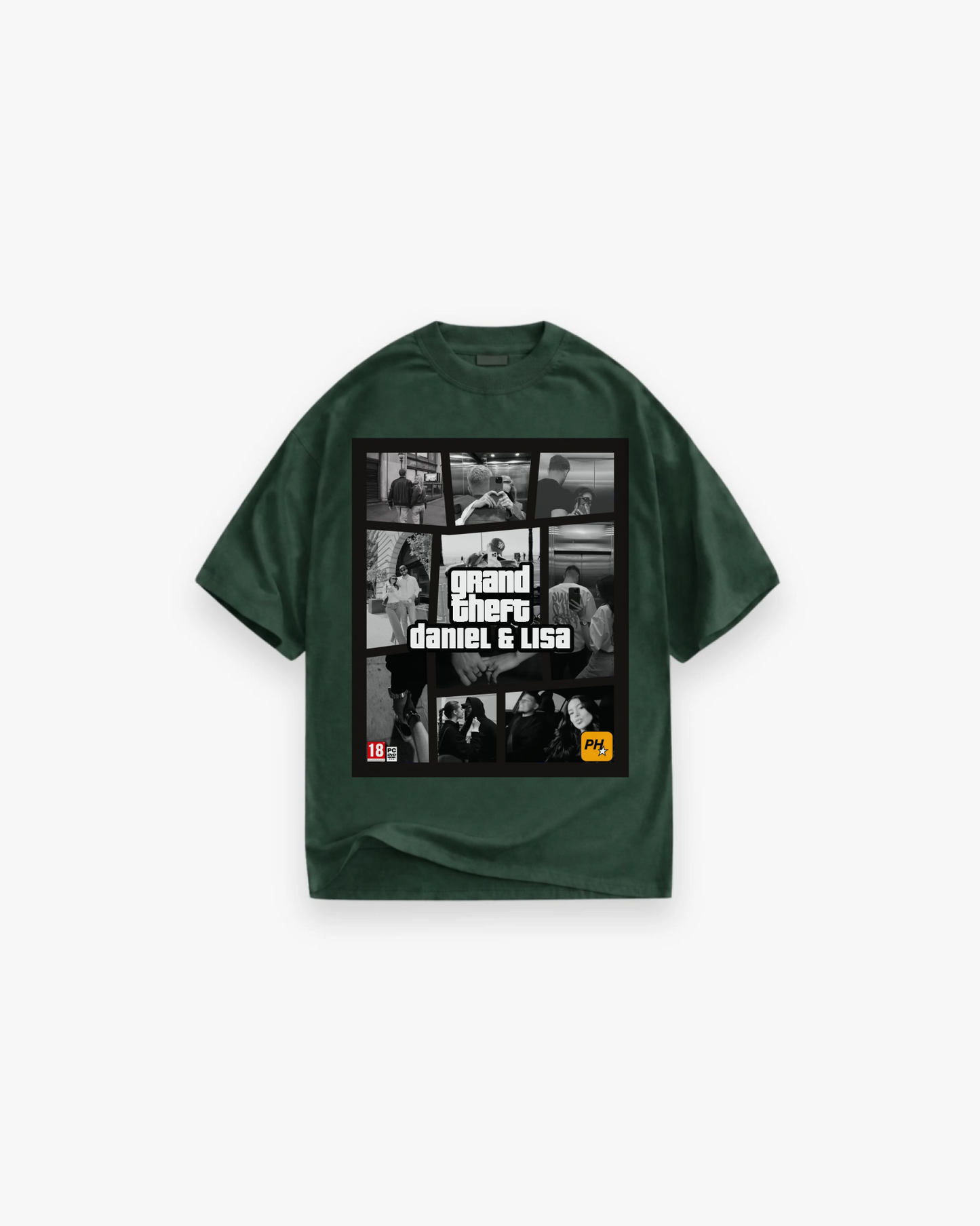 GTA - GRAND THEFT COUPLE SHIRT FRONT