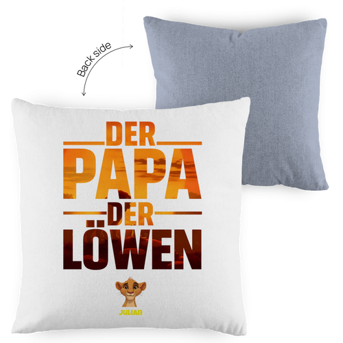 Der Papa der Löwen - Kissen