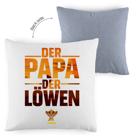 Der Papa der Löwen - Kissen
