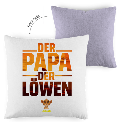 Der Papa der Löwen - Kissen