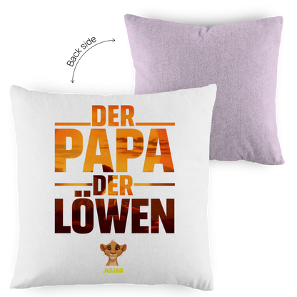 Der Papa der Löwen - Kissen