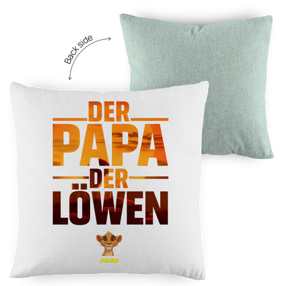 Der Papa der Löwen - Kissen