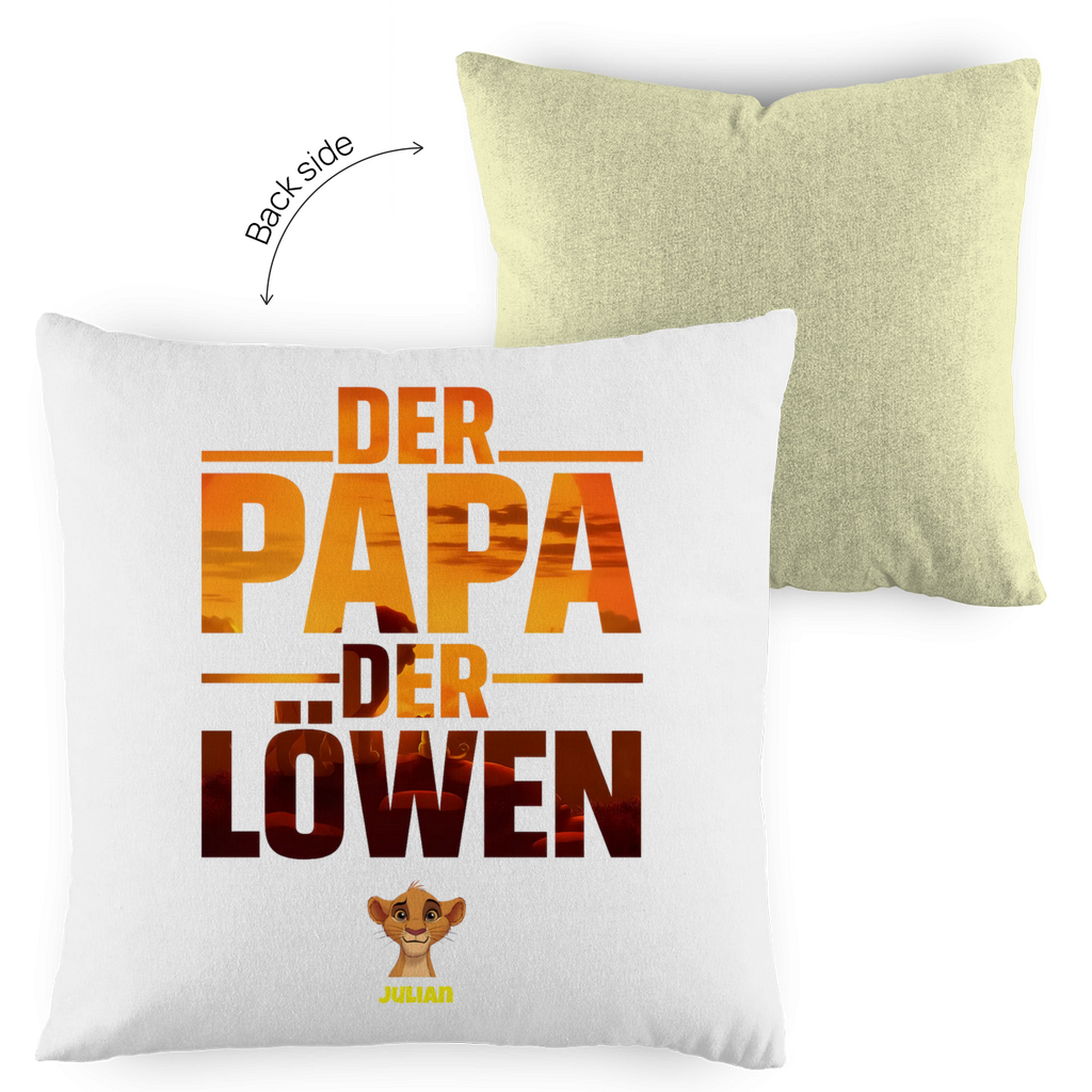 Der Papa der Löwen - Kissen