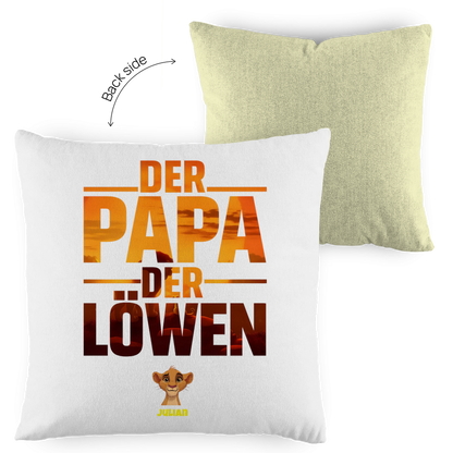 Der Papa der Löwen - Kissen