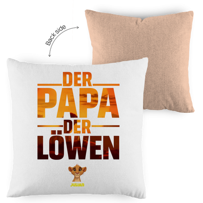 Der Papa der Löwen - Kissen