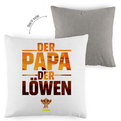 Der Papa der Löwen - Kissen