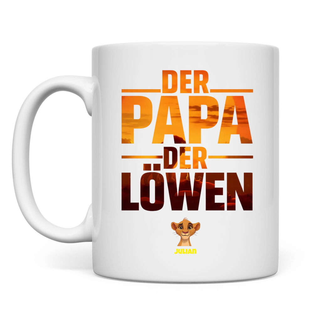 Der Papa der Löwen - Tasse