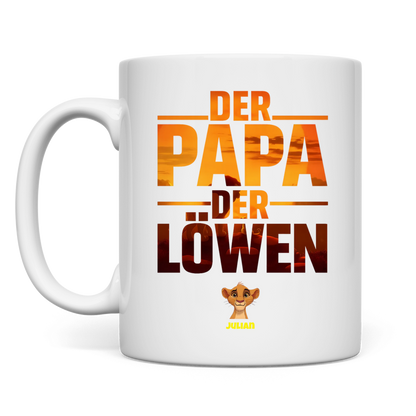 Der Papa der Löwen - Tasse