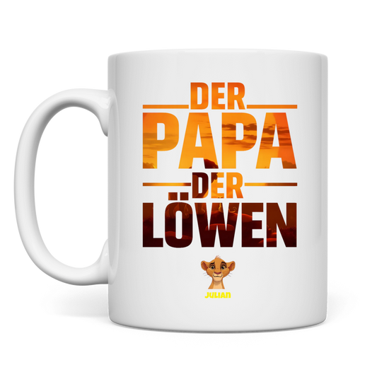 Der Papa der Löwen - Tasse