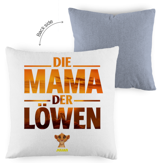Die Mama der Löwen - Kissen