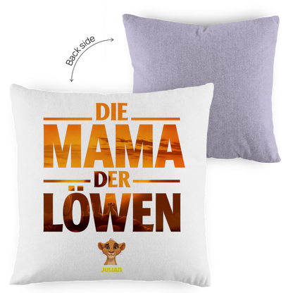 Die Mama der Löwen - Kissen