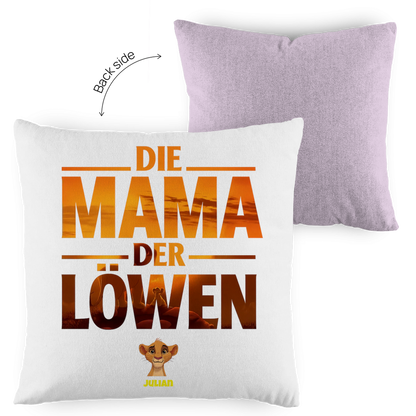 Die Mama der Löwen - Kissen
