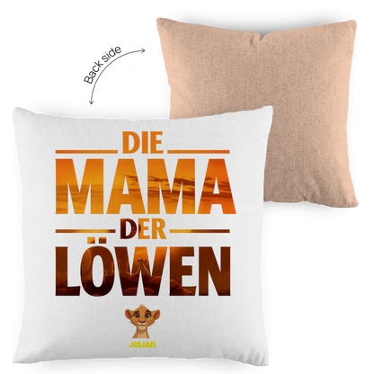 Die Mama der Löwen - Kissen
