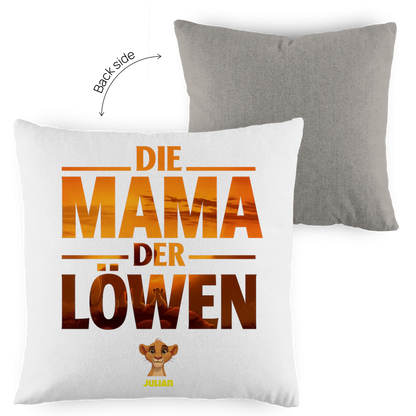 Die Mama der Löwen - Kissen