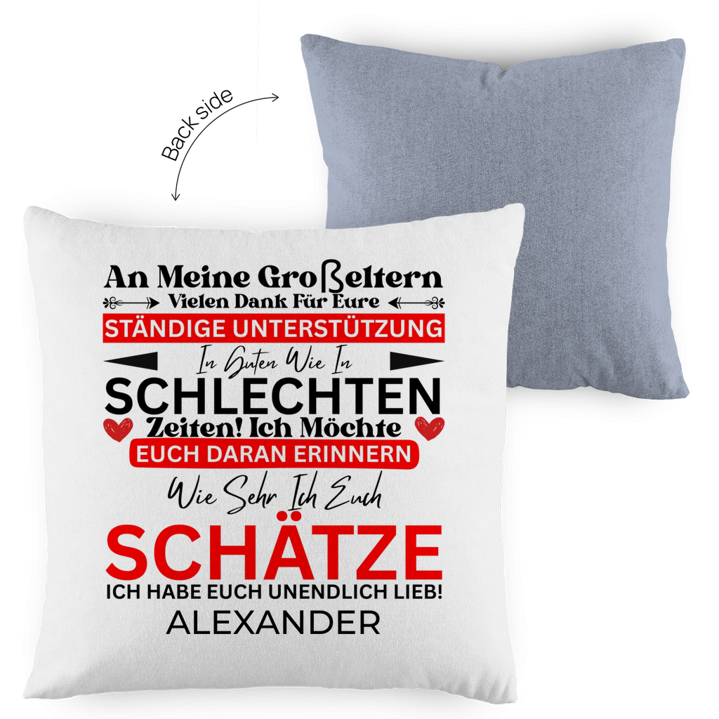 An Meine Großeltern - Kissen