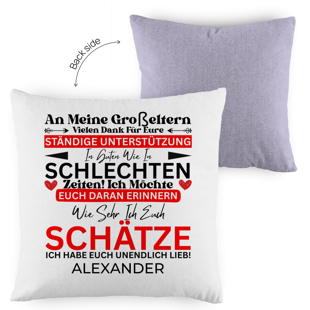 An Meine Großeltern - Kissen