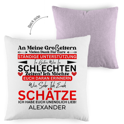 An Meine Großeltern - Kissen