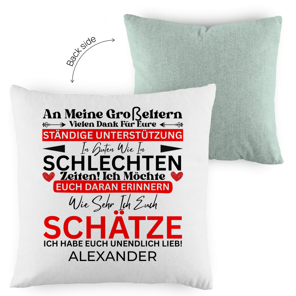 An Meine Großeltern - Kissen