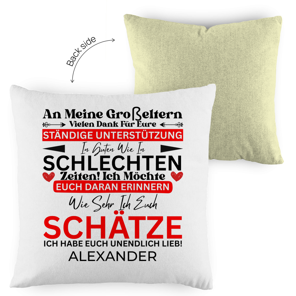 An Meine Großeltern - Kissen