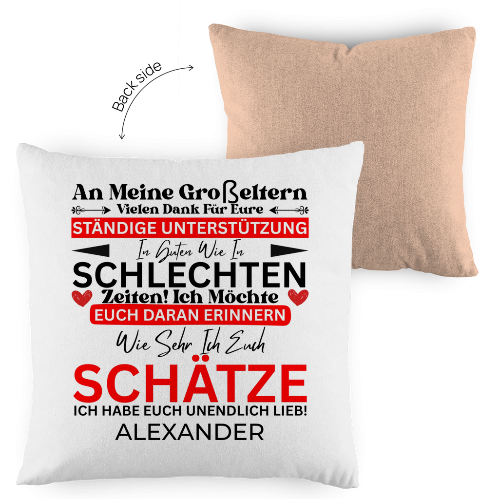 An Meine Großeltern - Kissen