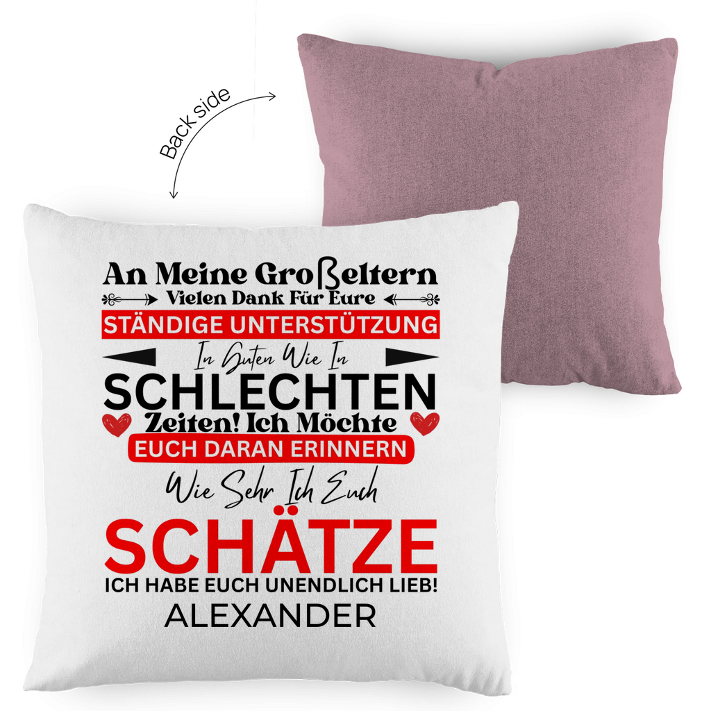 An Meine Großeltern - Kissen