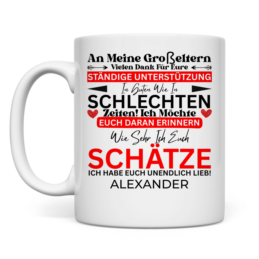 An Meine Großeltern - Tasse