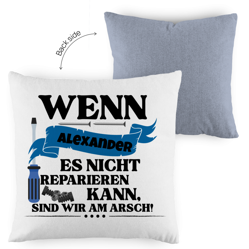 Opa - Reparieren - Kissen