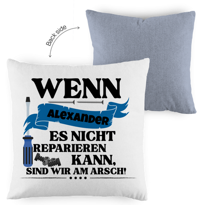 Opa - Reparieren - Kissen
