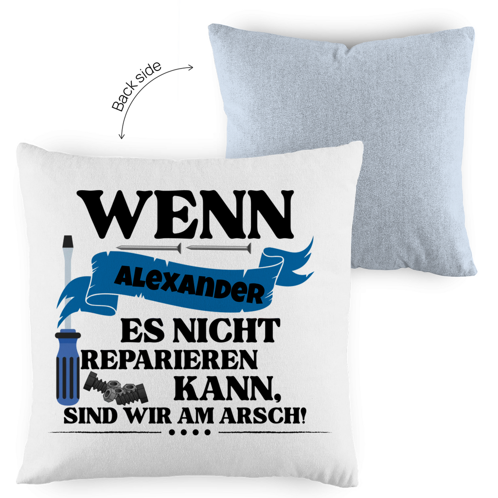 Opa - Reparieren - Kissen