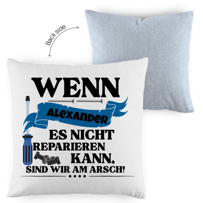 Opa - Reparieren - Kissen