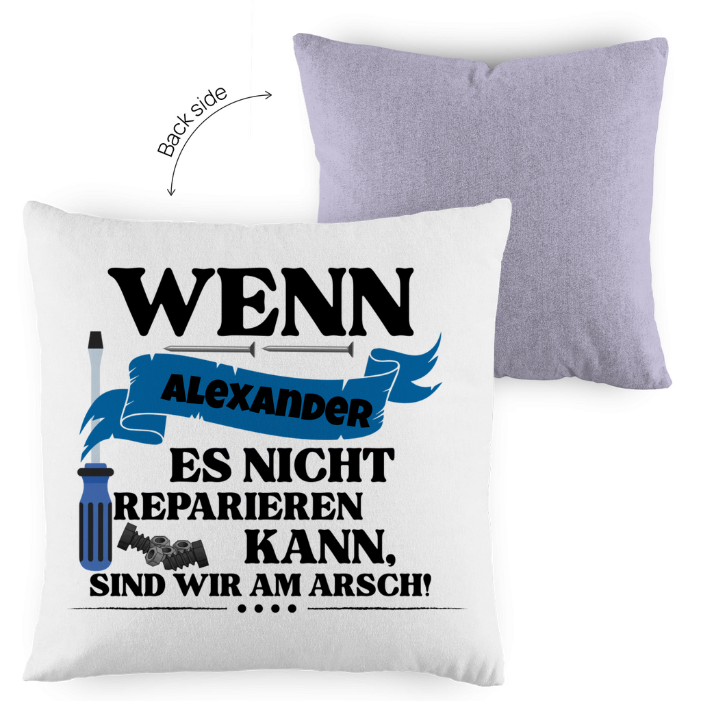 Opa - Reparieren - Kissen