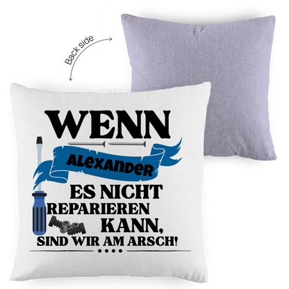 Opa - Reparieren - Kissen