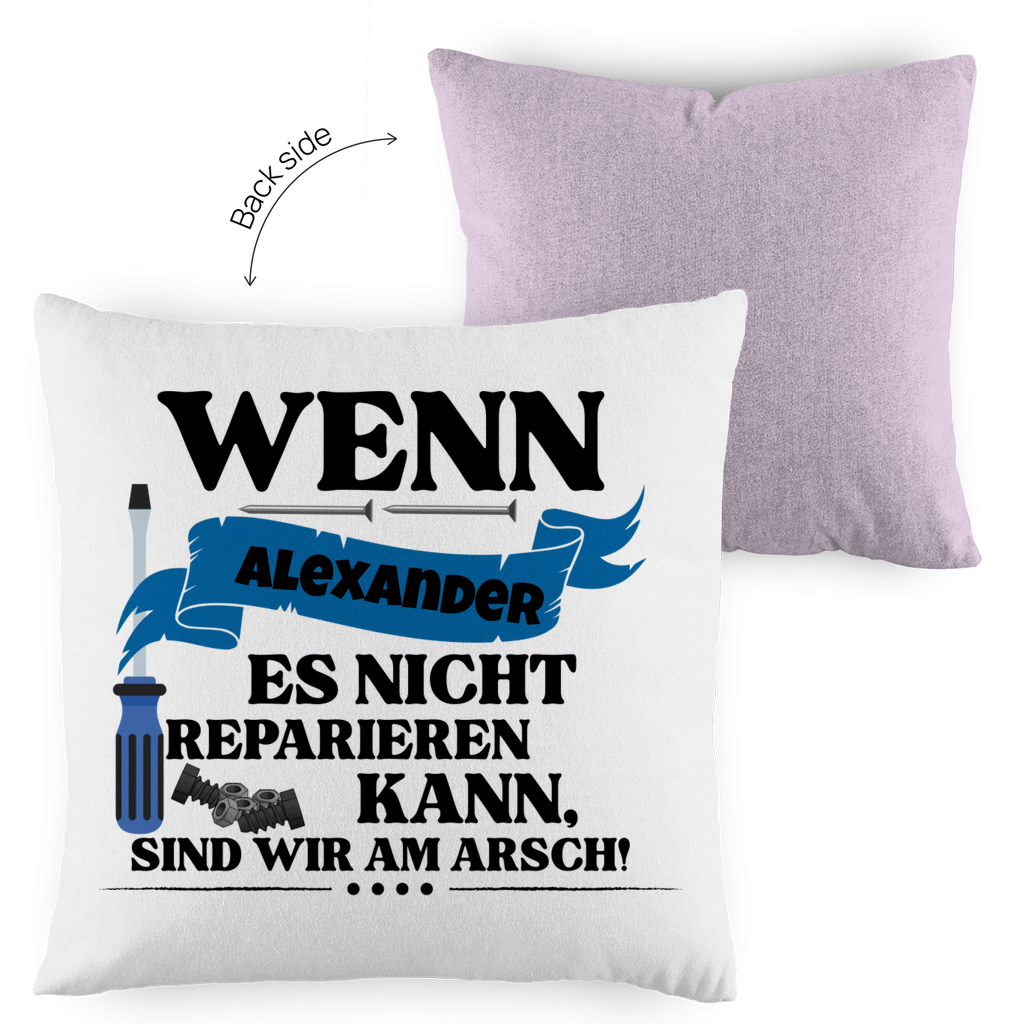 Opa - Reparieren - Kissen