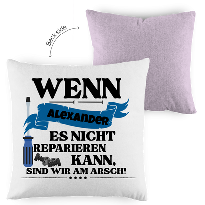 Opa - Reparieren - Kissen