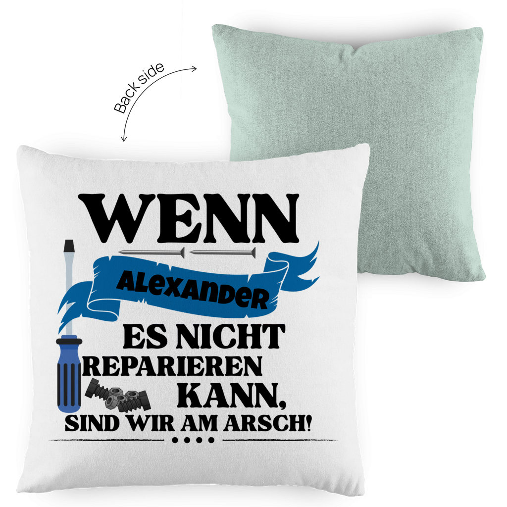 Opa - Reparieren - Kissen