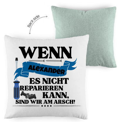 Opa - Reparieren - Kissen