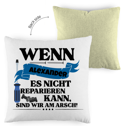 Opa - Reparieren - Kissen