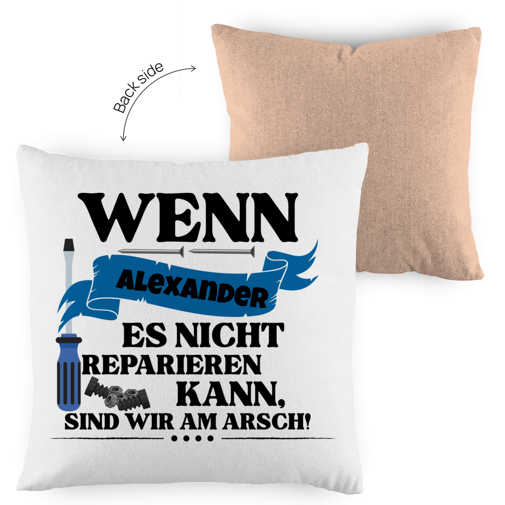 Opa - Reparieren - Kissen