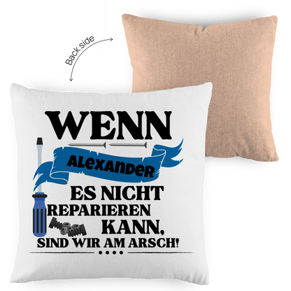 Opa - Reparieren - Kissen