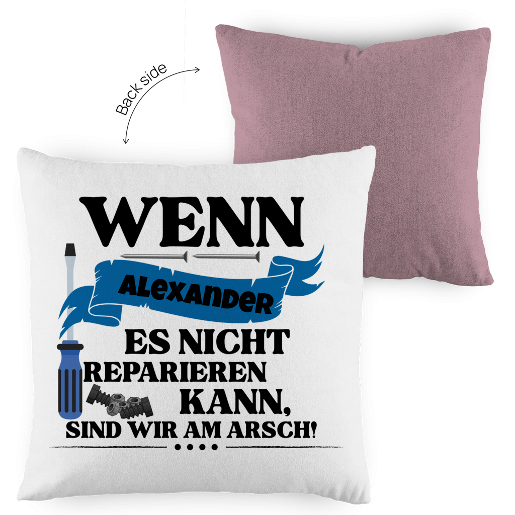 Opa - Reparieren - Kissen