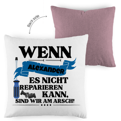 Opa - Reparieren - Kissen