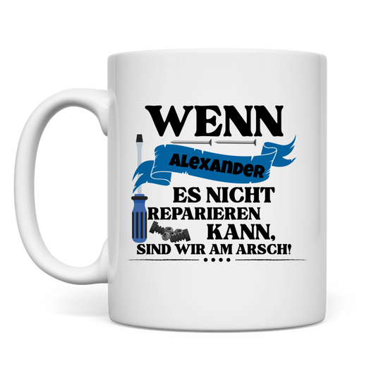 Opa - Reparieren - Tasse