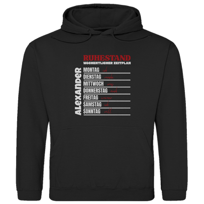 Ruhestand Zeitplan