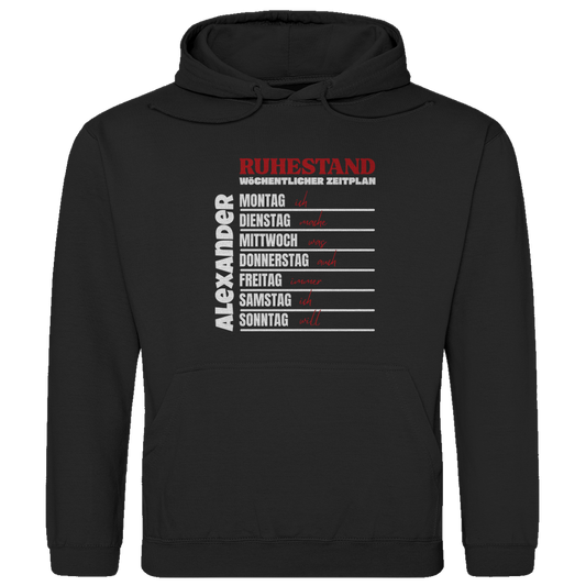 Ruhestand Zeitplan
