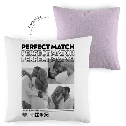 Personalisierter Kissen "PERFECT MATCH"