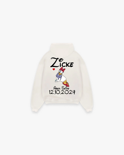 Zicke & Idiot Kuschel Hoodie