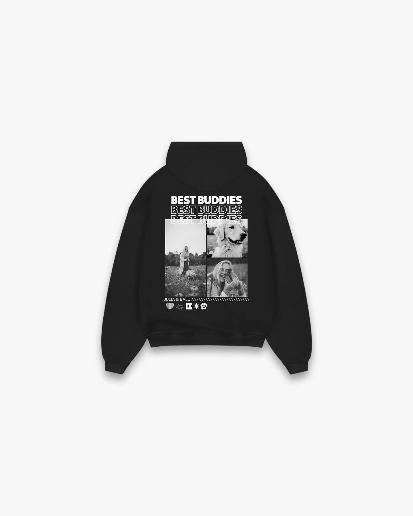 Personalisierter Hoodie "BEST BUDDIES"