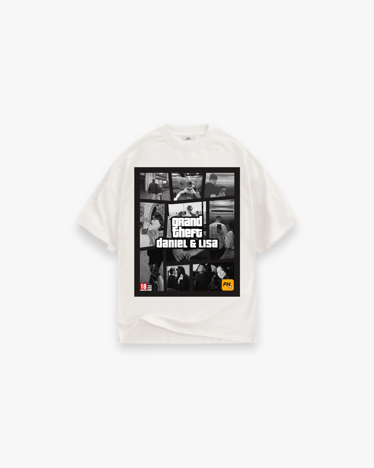 GTA - GRAND THEFT COUPLE SHIRT FRONT