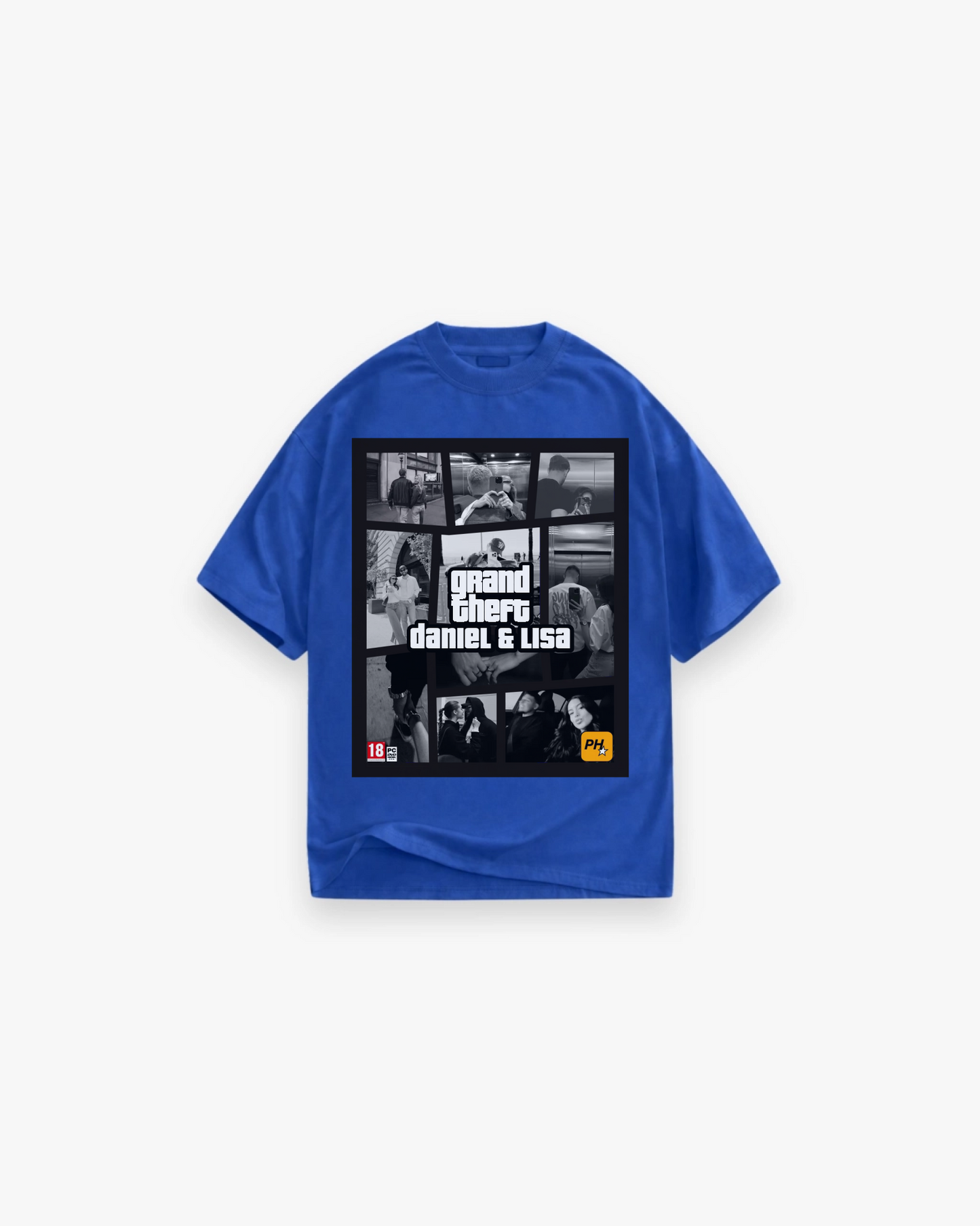 GTA - GRAND THEFT COUPLE SHIRT FRONT
